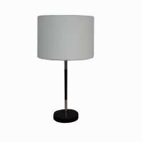 European Simple Style Black Standing Iron Table Lamp With Brushed Gold For Hotel Lamp